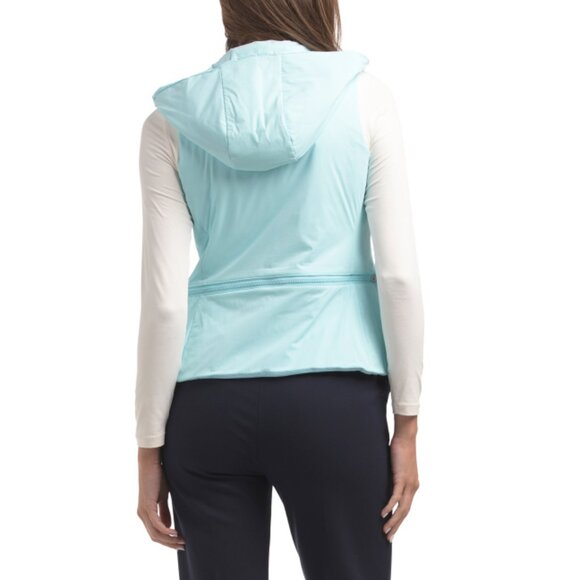 G/FORE powder Whit Hooded Stretch Vest - Picture 2 of 2